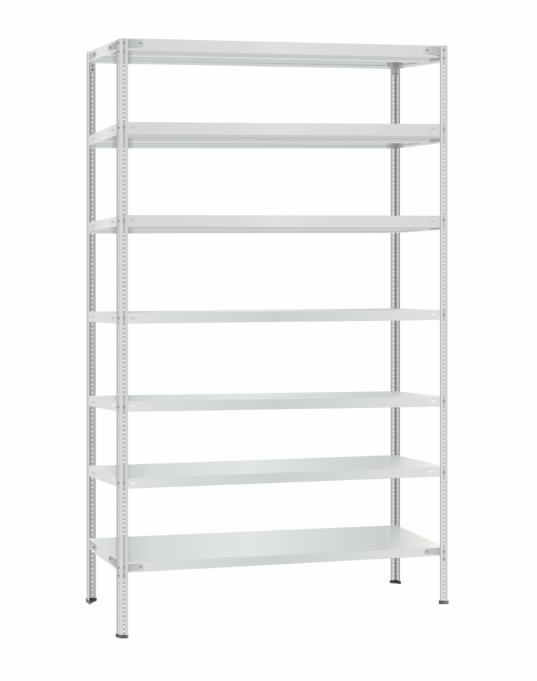 Стеллаж металлический Титан МС-500 2400х1200х300 7 полок купить в Томске