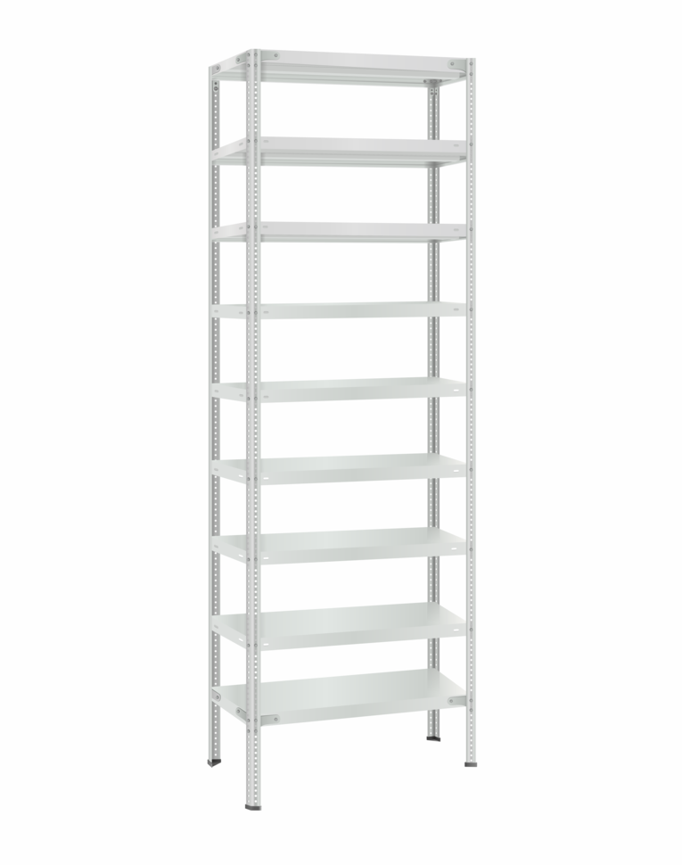 Стеллаж металлический Титан МС-500 3000х700х600 9 полок купить в Томске Стеллаж металлический Титан МС-500 3000х700х600 9 полок купить в Томске