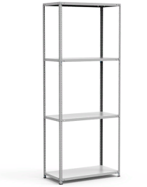 Стеллаж металлический Титан МС-500 1800х1000х500 4 полки Стеллаж металлический Титан МС-500 1800х1000х500 4 полки