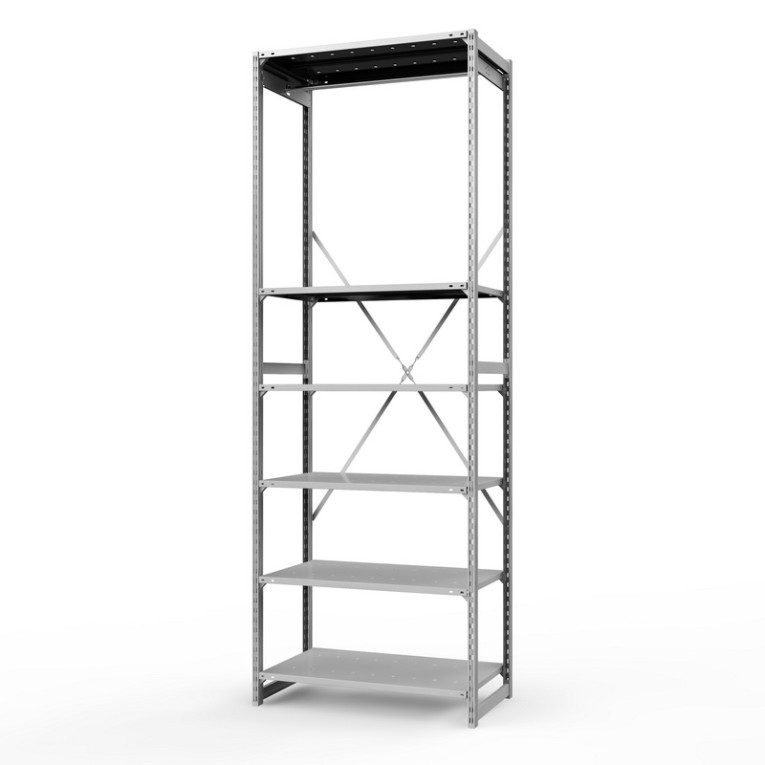 Стеллаж металлический ТСУ Универсал, 3000х1060х600 мм.Штанги: 1шт. Полки: металл перф. 6 шт. купить в Томске Стеллаж металлический ТСУ Универсал, 3000х1060х600 мм.Штанги: 1шт. Полки: металл перф. 6 шт. купить в Томске