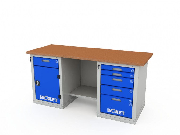 Верстак двухтумбовый WOKER PRO 2205.1800 купить в Томске Верстак двухтумбовый WOKER PRO 2205.1800 купить в Томске