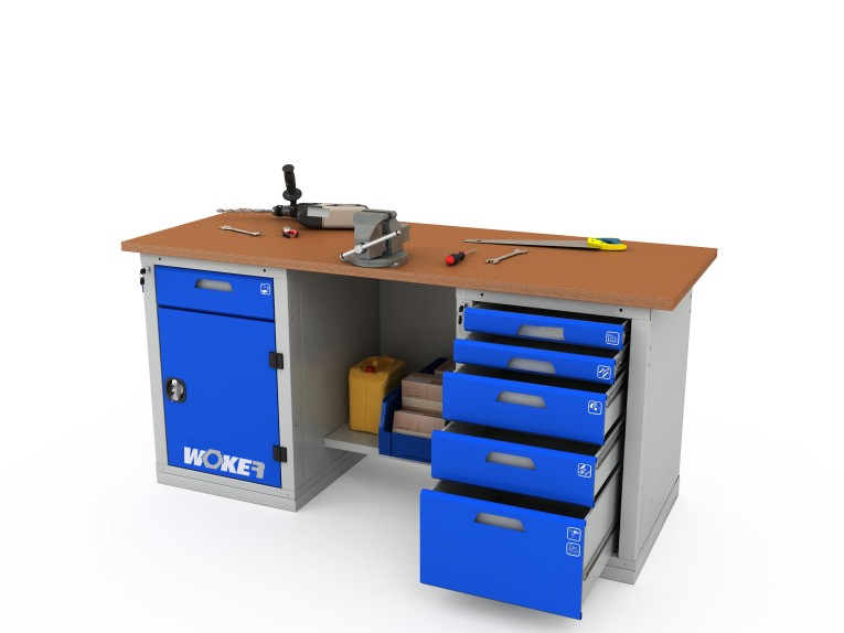 Верстак двухтумбовый WOKER PRO 2205.1800 купить в Томске Верстак двухтумбовый WOKER PRO 2205.1800 купить в Томске