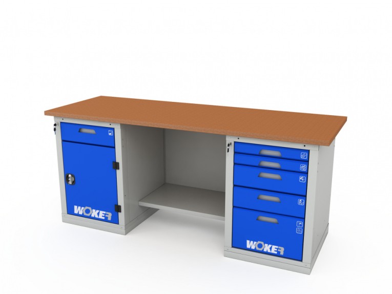 Верстак двухтумбовый WOKER PRO 2205.2000 купить в Томске Верстак двухтумбовый WOKER PRO 2205.2000 купить в Томске