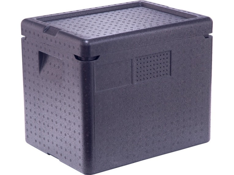 Контейнер 400х298х340 21л. с крышкой чёрный купить в Томске