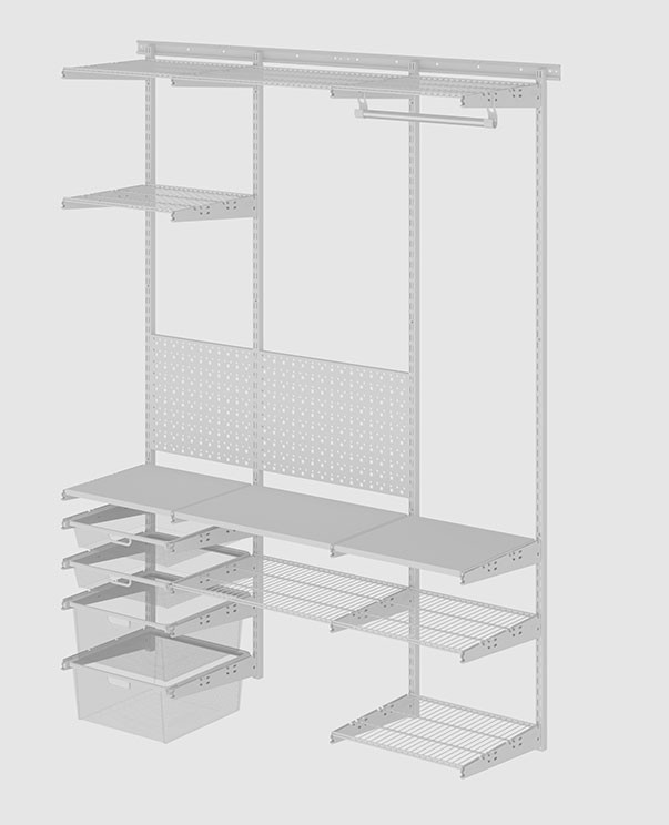 Гардеробная система Практик Home Дача 1 купить в Томске