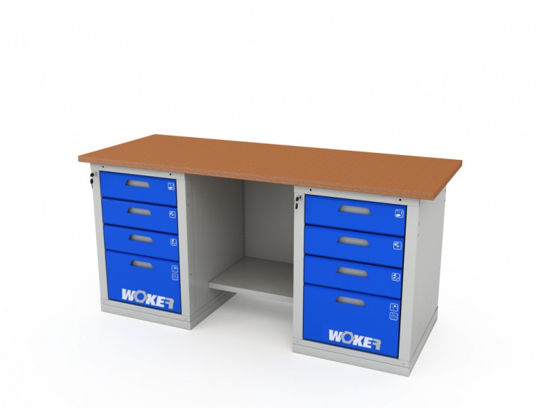 Верстак двухтумбовый WOKER PRO 2404.1800 купить в Томске Верстак двухтумбовый WOKER PRO 2404.1800 купить в Томске