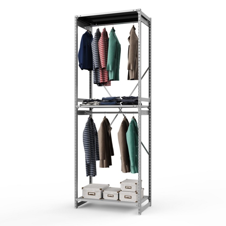 Стеллаж металлический ТСУ Универсал, 3000х1060х600 мм.Штанги: 2шт. Полки: металл усил. 3 шт. купить в Томске Стеллаж металлический ТСУ Универсал, 3000х1060х600 мм.Штанги: 2шт. Полки: металл усил. 3 шт. купить в Томске