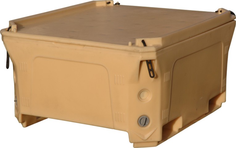 Контейнер 1230х1030х650 мм бежевый с крышкой купить в Томске Контейнер 1230х1030х650 мм бежевый с крышкой купить в Томске