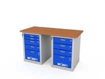 Верстак двухтумбовый WOKER PRO 2504.1500 Верстак двухтумбовый WOKER PRO 2504.1500
