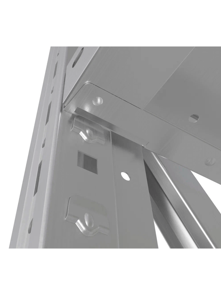 Стеллаж MS U 2000x1200x600 5 полок (400 кг, перф) купить в Томске