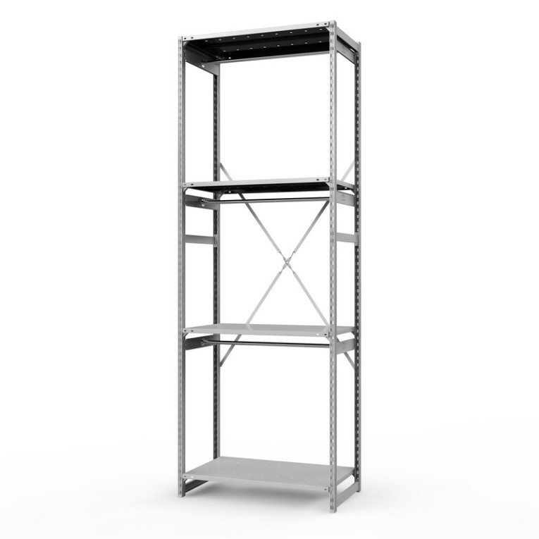 Стеллаж металлический ТСУ Универсал, 3000х1060х600 мм.Штанги: 3шт. Полки: металл усил. перф. 4 шт. купить в Томске Стеллаж металлический ТСУ Универсал, 3000х1060х600 мм.Штанги: 3шт. Полки: металл усил. перф. 4 шт. купить в Томске