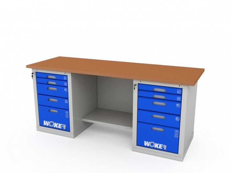 Верстак двухтумбовый WOKER PRO 2505.2000 купить в Томске Верстак двухтумбовый WOKER PRO 2505.2000 купить в Томске