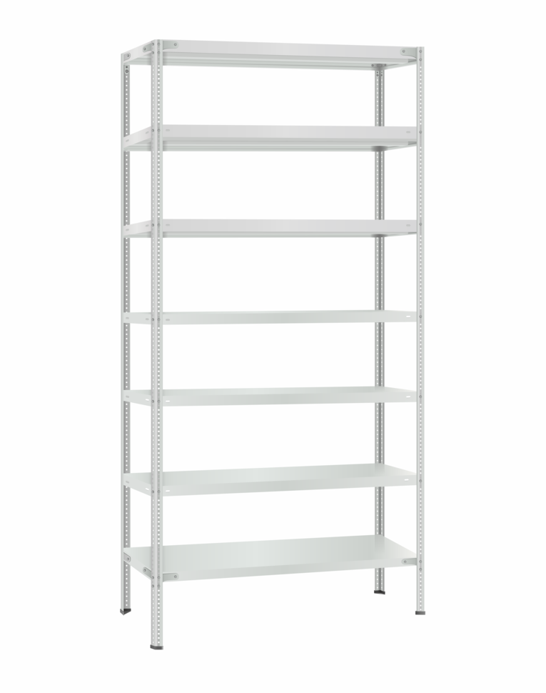 Стеллаж металлический Титан МС-500 3000х1000х400 7 полок купить в Томске Стеллаж металлический Титан МС-500 3000х1000х400 7 полок купить в Томске