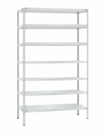 Стеллаж металлический Титан МС-500 2400х1200х500 7 полок Стеллаж металлический Титан МС-500 2400х1200х500 7 полок