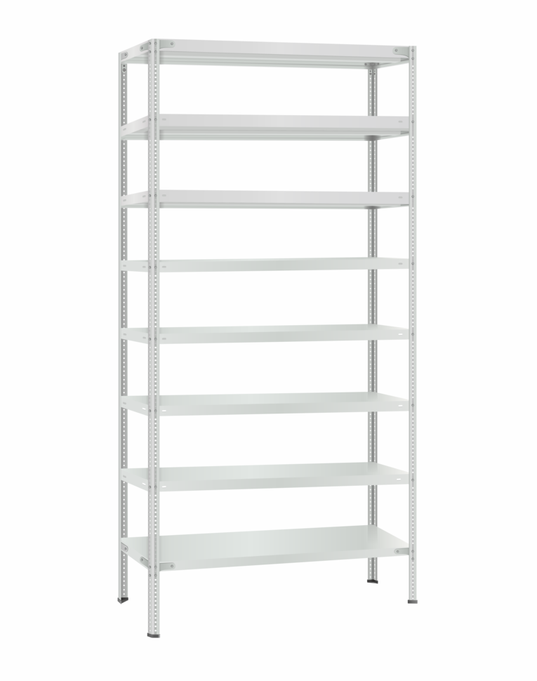 Стеллаж металлический Титан МС-500 3000х1000х400 8 полок купить в Томске Стеллаж металлический Титан МС-500 3000х1000х400 8 полок купить в Томске