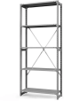Стеллаж ТСУ 3500x1000x400 5 полок (300 кг, перф)