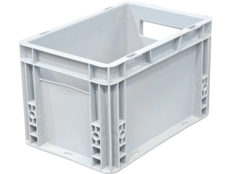 Ящик 300х200х170 сплошной, гладкое дно, цв. серый купить в Томске