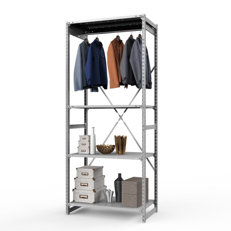 Стеллаж металлический ТСУ Универсал, 2500х1060х500 мм.Штанги: 1шт. Полки: металл перф. 4 шт. купить в Томске