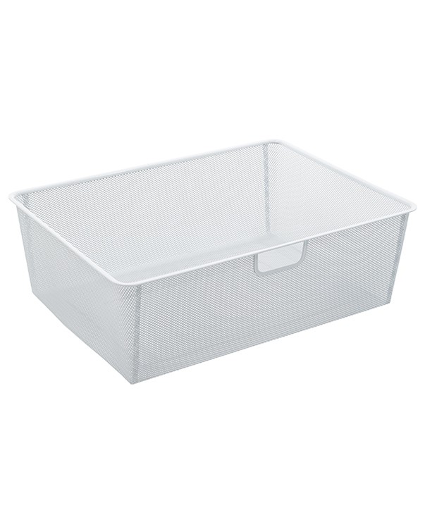 Корзина мелкосетчатая GBM 60х20 белая купить в Томске