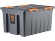 Контейнер особопрочный Rox Box PRO 120 (740х565х400 мм с крышкой и клипсами, на роликах, антрацит) купить в Томске