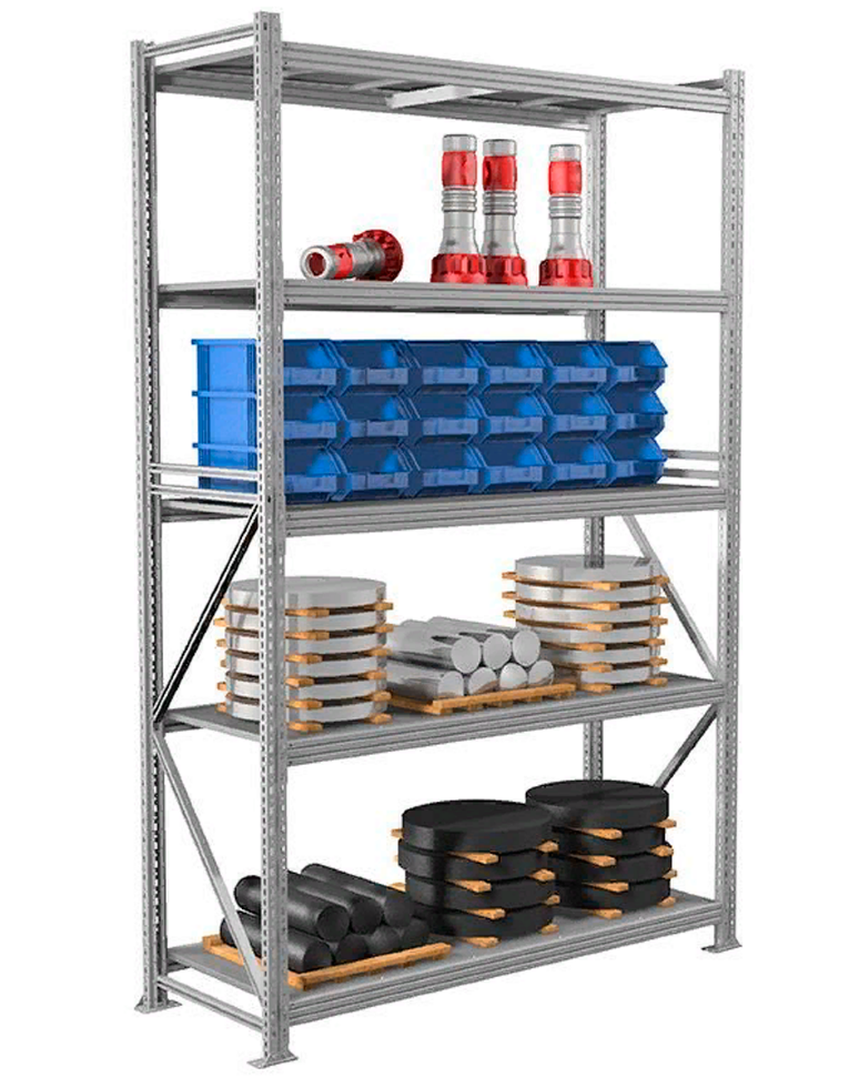 Стеллаж MS Profi 2500х900х800 5 полок купить в Томске