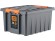 Контейнер особопрочный Rox Box PRO 36 (500х390х250 мм с крышкой и клипсами, антрацит) купить в Томске