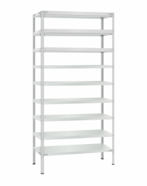 Стеллаж металлический Титан МС-500 3000х1000х500 9 полок Стеллаж металлический Титан МС-500 3000х1000х500 9 полок