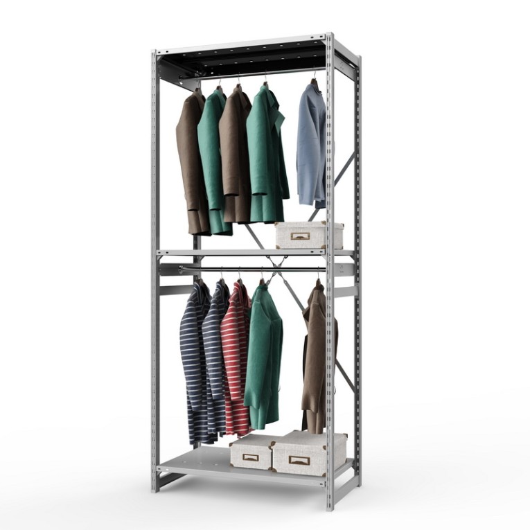 Стеллаж металлический ТСУ Универсал, 2500х1060х500 мм.Штанги: 2шт. Полки: металл усил. перф. 3 шт. купить в Томске Стеллаж металлический ТСУ Универсал, 2500х1060х500 мм.Штанги: 2шт. Полки: металл усил. перф. 3 шт. купить в Томске