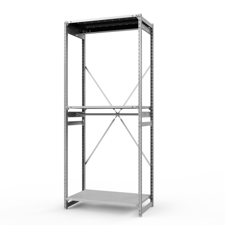 Стеллаж металлический ТСУ Универсал, 2500х1060х500 мм.Штанги: 2шт. Полки: металл усил. перф. 3 шт. купить в Томске Стеллаж металлический ТСУ Универсал, 2500х1060х500 мм.Штанги: 2шт. Полки: металл усил. перф. 3 шт. купить в Томске