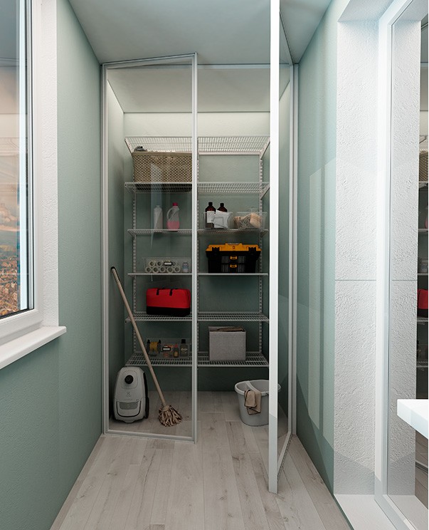 Гардеробная система Практик Home Балкон 1 купить в Томске Гардеробная система Практик Home Балкон 1 купить в Томске