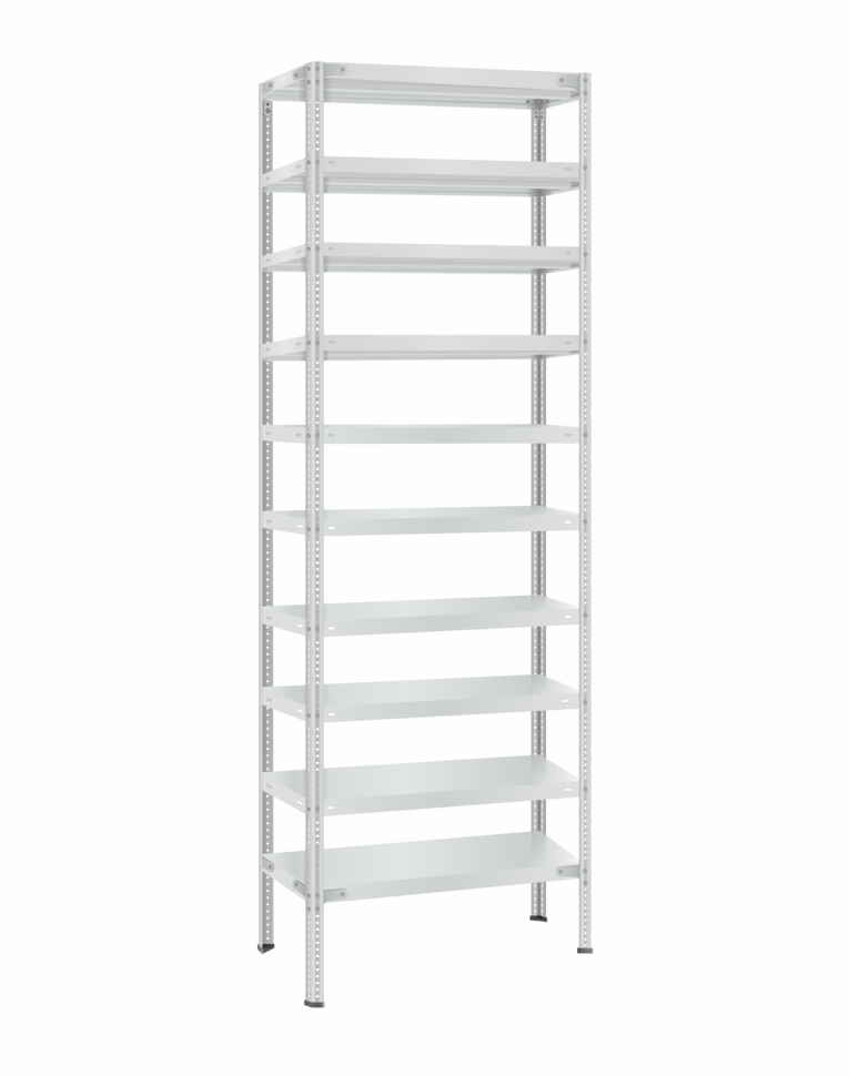 Стеллаж металлический Титан МС-500 2400х700х300 10 полок купить в Томске Стеллаж металлический Титан МС-500 2400х700х300 10 полок купить в Томске