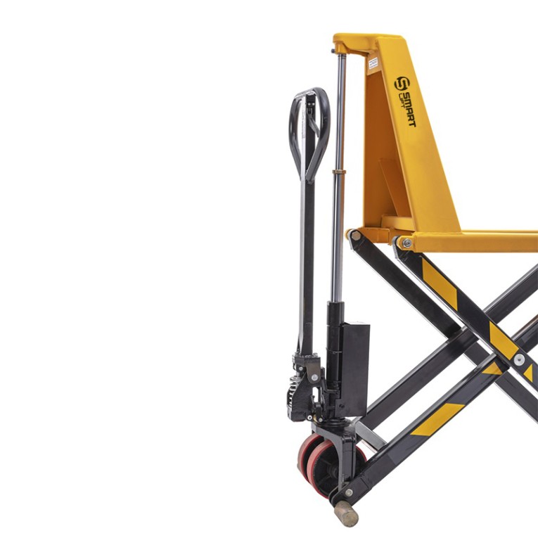 Гидравлическая тележка (рохля) SD-HL (HLT15, г/п 1500 кг, вилы 1150x550 мм, высокоподъемная 800 мм) SMARTLIFT (SMART) купить в Томске