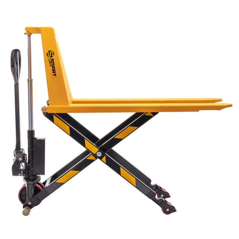 Гидравлическая тележка (рохля) SD-HL (HLT15, г/п 1500 кг, вилы 1150x550 мм, высокоподъемная 800 мм) SMARTLIFT (SMART) купить в Томске