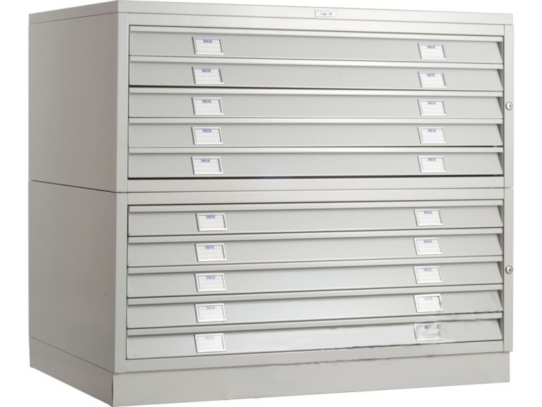 Картотека ПРАКТИК формат А0 для чертежей 10 ящиков