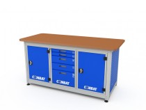 Верстак трехтумбовый COMBAT 3151.1830 Верстак трехтумбовый COMBAT 3151.1830