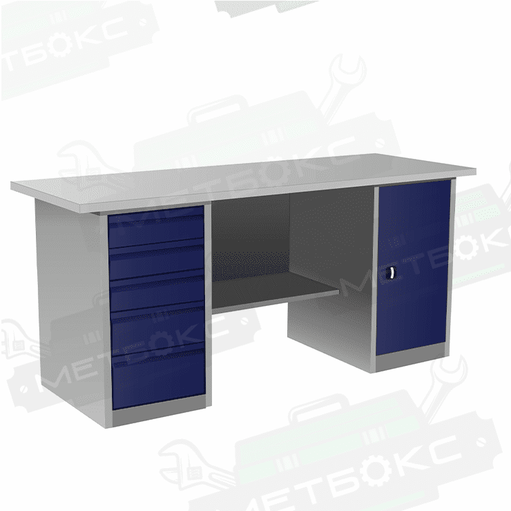 Верстак с тумбой и драйвером ВП-4/1,6 купить в Томске Верстак с тумбой и драйвером ВП-4/1,6 купить в Томске