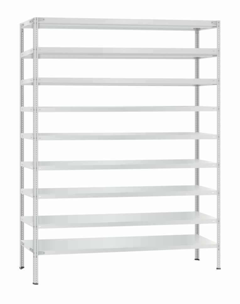 Стеллаж металлический Титан МС-500 2400х1500х400 9 полок купить в Томске Стеллаж металлический Титан МС-500 2400х1500х400 9 полок купить в Томске